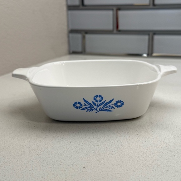 Vintage CorningWare Blue Cornflower Petite Pan 1960s MCM Mid-Century Modern - Picture 2 of 8
